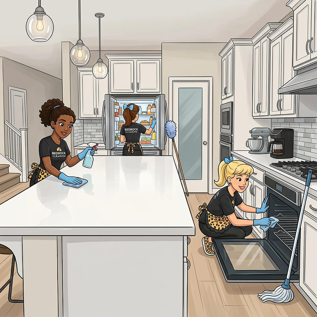 Bedrock Deep clean illustration